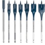 مجموعة من بنط المعلقة 7 قطع Self Cut Spade Speed Bit 13-25 mm 7 Pcs