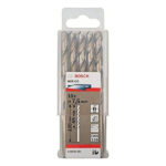 علبة بنط كوبلت للتخريم فى الاستانلس 10 قطع قطر 7.5 مم بوش BOSCH PACK OF 10 Metal Drill Bits HSS-CO 7,5X69X10
