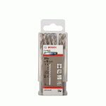 علبة بنط كوبلت للتخريم فى الاستانلس 10 قطع قطر 6 مم بوش BOSCH Pack Of 10 Metal Drill Bit HSS-Co 6X57X93