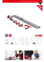 ⁦ماكينة قطع بلاطات روبي 360 سم 10مم  RUBI  Slim Cutter  G2⁩ - الصورة ⁦4⁩