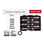 طقم مفكات الكترونيات توريكس 6 قطع كراون CROWN  CPHDP-ATX6