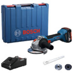 صاروخ 5 بوصه بوش BOSCH بطاريه 18 فولت وقدرته تمثل 800 وات برشلس  GWS 18V-8