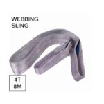 حزام صباني 8 متر حمولة 4 طن عرض 120 مم معامل الأمان (7:1) موديل WEBBING SLING 4T*8M
