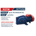 ⁦طلمبة تحضير ذاتي 1 فاز  1.5 حصان 1/1 بوصه اي بي تي  APT NSFm110H 60M⁩ - الصورة ⁦2⁩