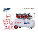 ⁦كمبرسور 100 لتر اي بي تي بدون زيت 2250 وات 225 لتر/دقيقة 220 فولت APT SGW750Zx3-100L⁩ - الصورة ⁦2⁩