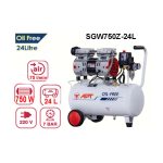 ⁦كمبرسور 24 لتر بدون زيت اي بي تي 750 وات ( 1 حصان )  75 لتر / دقيقة 220 فولت APT SGW750-24L⁩ - الصورة ⁦2⁩