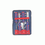 طقم ازميل صلب كعب معدن يد بلاستيك كروم فانديوم اي بي تي  4 قطع  APT AH031024-4Pcs