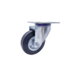 عجله متحركة بفلانشة كاوتش اسود 3 بوصه APT CW1105/RS-3