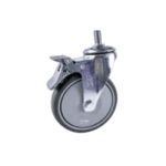 عجلة متحركة فرامل اكس مسمار طبى رمادى بطبقين شاسيه معدن 4 بوصة APT CW1129-MTB-4