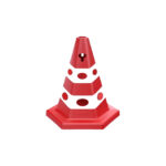 قمع مخروط عين القطة بوزن إضافي احمر ارتفاع 65 سم pvc تركي CAT EYE CONE WITH EXTRA WEIGHT