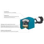 ⁦سلندر هيدروليك 10 طن بالطلمبه والوصلات قصير ZUPPER RMC-101⁩ - الصورة ⁦3⁩
