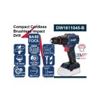⁦شنيور بطاريه ظرف معدن براشليس 10 مم 50 نيوتن 20 فولت بدون بطارية او شاحن موديل DW1611045-B ماركة اي بي تي APT⁩ - الصورة ⁦2⁩