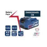 ⁦بطاريه ليثيوم  20 فولت 4 امبير  موديل DW0020040S-CB ماركة اي بي تي APT⁩ - الصورة ⁦2⁩