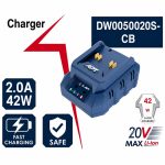 شاحن 20 فولت 2 امبير موديل DW0050020S-CB ماركة اي بي تي APT