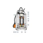 ⁦وحده صرف مياه نظيفه PLUG&DRAIN  RAM2 HP0.5 موديل RXM2  ماركة PEDROLLO⁩ - الصورة ⁦2⁩