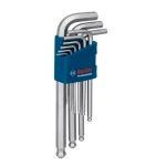 طقم مفاتيح ألن سداسي ماركة بوش 9قطع BOSCH