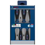 طقم مفكات عاده وصليبة بوش 6 قطع مقاس BOSCH PH/PZ/SL 6 Pcs