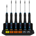 طقم مفكات نجمه والن كي بوش 6 قطع مقاس BOSCH  Set TX/TH/H 6 Pcs