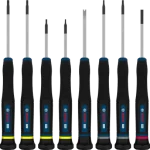 طقم مفكات عاده وصليبه و نجمه والن كي بوش 14 قطعه مقاس BOSCH SD Set PH/SL/TX/TH/H 14 Pcs