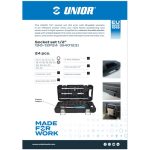 ⁦طقم لقم مشرشر 1/2 بوصة 24 قطعة ماركة يونيور UNIOR⁩ - الصورة ⁦2⁩