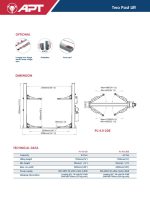 ⁦PL-4.0-2D رافعة 2عامود4 طن وصلة سفلية 220 فولت +70mm ادابتور⁩ - الصورة ⁦3⁩
