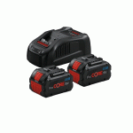 كيت شاحن + 2 بطارية 18 فولت 2 أمبير ماركة BOSCH