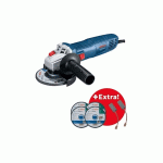 صاروخ4.5  بوصه 710 وات صيني  + 4 حجارة  +شربون GWS700 ماركة BOSCH