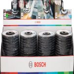 ⁦صنفرة مروحية حديد / استانلس 4.5 بوصة منحنية خشانة 40 ماركة بوش BOSCH X451 Flap Disc Blue Alox Ø115 T29 "Curved" G40 Display⁩ - الصورة ⁦3⁩
