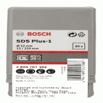 علبة 30 قطعة بنطة بلص 1 للتخريم في الخرسانة كعب بلص  قطر 12 × 210 مم ماركة BOSCH