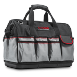 شنطه كروان عده قماش فارغة رمادى واسود موديل CROWN bag