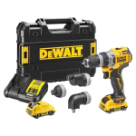 ⁦شنيور ديوالت متعدد الرؤوس بطارية  12 فولت بطارية 3 امبير موديل DEWALT DCD703L2T-GB⁩ - الصورة ⁦2⁩